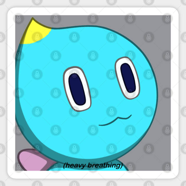 Heavy Breathing Meme Parody Sticker TeePublic